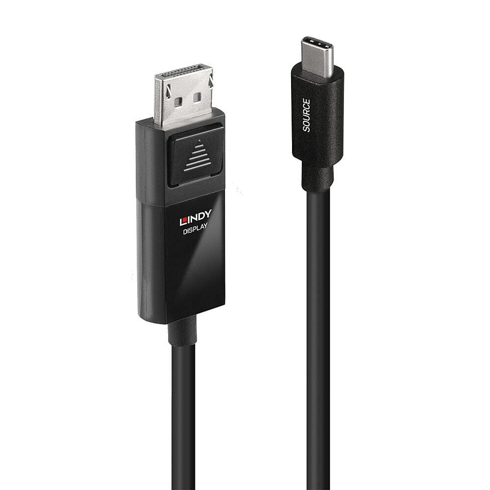 LINDY 3m USB Type C to DisplayPort 1.4 with HDR Adapter Cable
