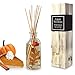 Urban Naturals Pumpkin Brulee Scented Sticks Reed Diffuser Oil Set | Fall & Winter Home Scent | Creamy Pumpkin Pie, Nutmeg & French Vanilla | Beautiful Autumn Home Decor | Great Gift Idea