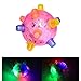 Leagway Flash Jumping Vibrating Bouncing Ball, Creative Flashing Dancing Ball with Colorful LED Light and Music, Novelty Light up Jump Ball Toys for Kids Boys Girls, Color Random