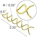 QY 5PCS Gold Color Spin Pin Sleek Bun Messy Bun Maker Simple Style Mini Pin Hair Updo Accessory