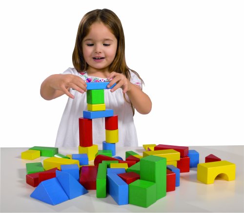 Eichhorn 50 extra große Baby Holzbausteine in der Aufbewahrungsbox mit Kordel, für Kinder ab einem Jahr – Bild 6