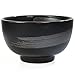 Tealyra - Matcha Bowl Black - Authentic - Ceramic - Made in Japan - Chawan from Japanese Master-Craft - Matcha Tea Cup Ceremony Use