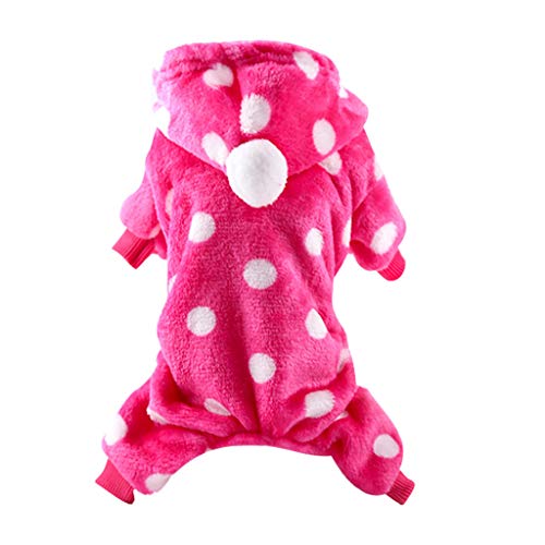Aviat Pet Shirt Clothes,Thicken Plush Hoodies Pajamas for Dog Puppy Cat,Comfortable&Warm&Stylish Winter Costume Jacket Coat Craft Apparel Supply for All Female or Male Dogs/Pigs