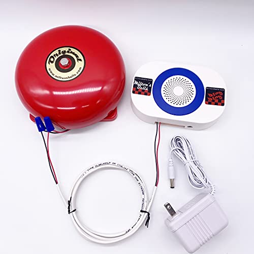 Milton’s Bells Warehouse Doorbell and Wireless Chime Kit including Pushbutton Transmitter
