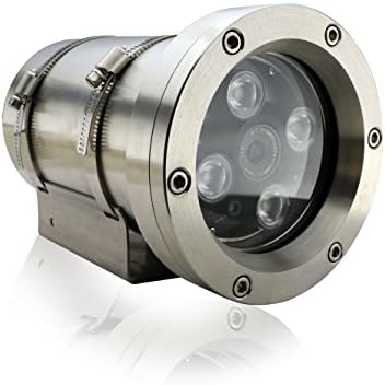 BFMore Explosion Proof Camera POE 48V HD 960P Stainless Steel 4 IR LED Night Vision Outdoor Security 6mm