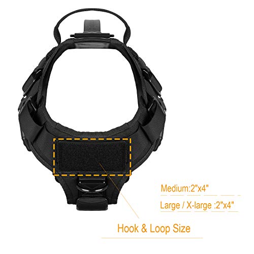 ICEFANG GN5 Lightweighting Tactical Dog Harness with 2X Handle,Dog