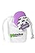 Munch Mitt Teething Mitten the Original Mom Invented Teething Toy- Teether Stays on Babys Hand for Pain Relief & Stimulation- Ideal Baby Shower Gift with Handy Travel/Laundry Bag- Purple Bows