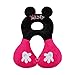 Inchant Baby Head Neck Support, Infant Comfortable Stroller Head Support Travel Car seat Pillow (Black & Rose)