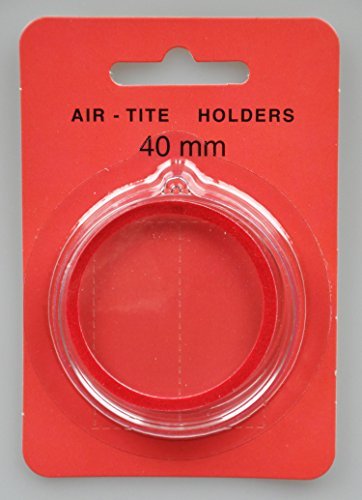 AirTite 40mm I-Loop Ornament Capsule with Red Ring in Retail Package - Fits American Silver Eagle, Kookaburra, Koala, Panda, and Libertad!