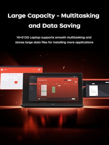 Tivique Laptop, 15.6 Inch Notebook, Ryzen 7 5825U, Up to 4.5 GHz, 16 GB RAM, 1TB SSD, NVMe PCIe 3.0, WiFi6, IPS 1920 x 1080, FHD Screen, HDMI