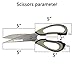 7 in 1 Multifunction Scissors,Can Open Bottle,Can,Shellfish,Peel Fruits & Vegetable,Easy Use,Chef's Kitchen Tool by FATCHOI