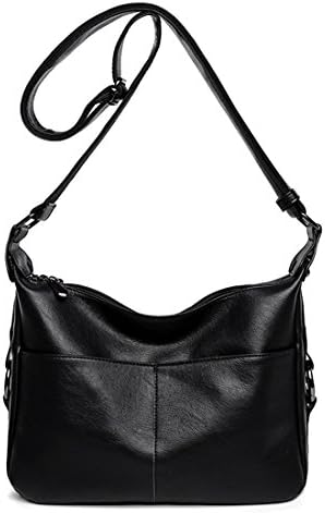 Crossbody Bags for Women Shoulder Bags Multi-Pocket Zipper Purse and Handbags (black)