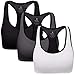 MIRITY Women Racerback Sports Bras - High Impact Workout Gym Activewear Bra
