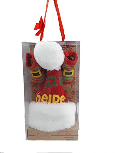 Rising Star Baby's 1st Christmas Cap and Socks set