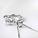 YFN 925 Sterling Silver Angel Wings Pendant 18