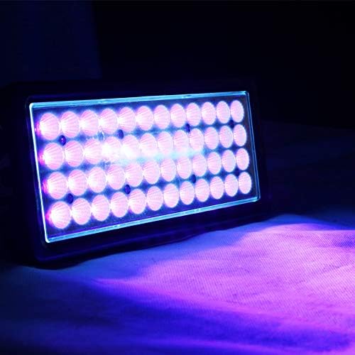 365NM Led UV Gel Curing Lamp Printing Machine Ink Paint Silk Screen Printing Version Ultraviolet Cure Metal Black Light (365nm, 50W)