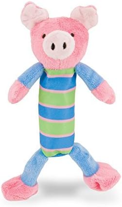 Rich Frog Squeak Easy Pig, Stuffed Animal, Educational Baby Crinkle and Squeaky Plush Toy - 8.5"