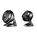 Vornado 630 Mid-Size Whole Room Air Circulator Fan & CR1-0073-06 530 Small Whole Room Air Circulator Fan, Black