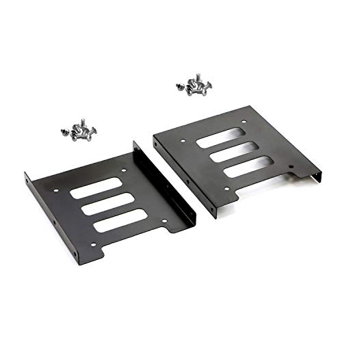 Saisn 2.5" to 3.5" SSD HDD Hard Disk Drive Holder Metal Mounting Bracket Adapter (One-Drive Bracket) - Thumbnail 6