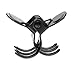 L. Erickson Clip & Go Mini Metal Claw Hair Clips, Black, Set of 8 - Strong Hold For Easy Styling Solutions