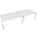 Sorbus Pantry Cabinet Organizers -Features Stackable Expandable Shelves Made of Steel - Ideal for Pantry, Cabinet, Countertop, and Much More in Kitchen/Bathroom (White)