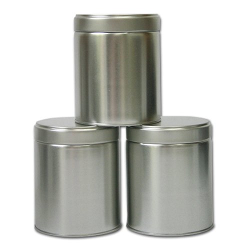 Wide Twist Top Tea Tin (2 Cup / 16oz) - Set of 3