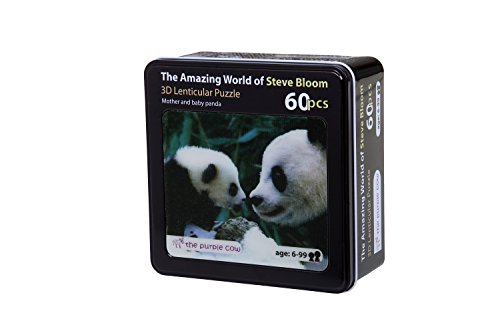 The Purple Cow Lenticular Mother and Baby Panda Puzzle