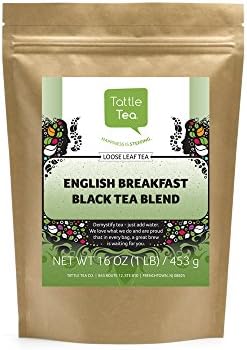 Tattle Tea Black Tea Blend, English Breakfast, 1 Pound