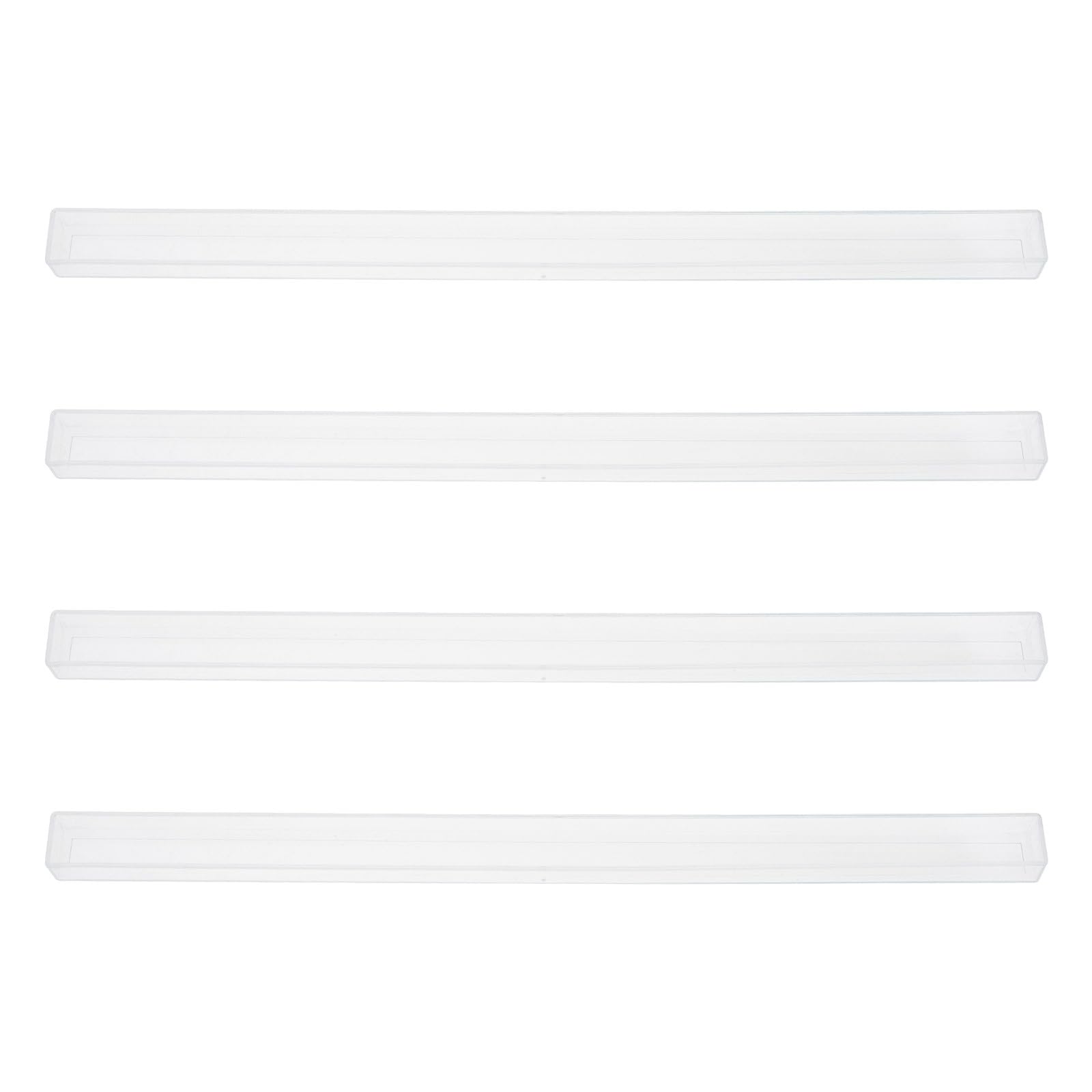 Photo 1 of DOITOOL 4 Pcs Mini Mahjong Racks Transparent Plastic 24mm/22mm Mahjong Tile Racks Holder Domino Game Accessories for Clubs Travel