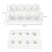 Easter Eggs Shape Chocolate Silicone Molds Cake Decorating Tools Bakeware French Dessert Mousse Cake Mold Baking Cupcake Silicone Mousse Mold - 8 Cavities (EGG)