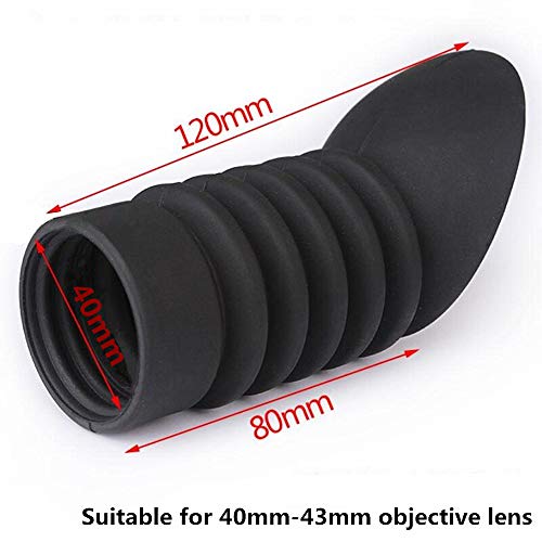 FIRECLUB Hunting Scope Lens Rubber Eyeshade 40mm Diameter Tactical Optics Sight Eye Protector Cover Scope Accessories - Thumbnail 2