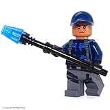 LEGO Jurassic World ACU Minifigure with Shocklance