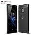 AVIDET Sony Xperia XZ2 Case, Lightweight Slim Soft Carbon Fiber TPU Cover with Brushed Design for Sony Xperia XZ2（Black）