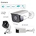 ONWOTE Wired 4K NVR PoE Security Camera System 4TB HDD, Human Vehicle Detection Trigger Color Night Vision, (8) 6MP 122° Wide Angle Commercial Bullet IP Cameras, 8 Channel 8MP NVR, CCTV Kit for Home