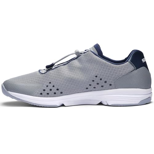 Sebago Cyphon Sea Sport Woman, Boat Shoe Donna, Grigio Navy, 36 EU