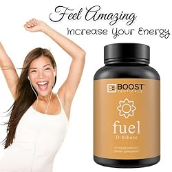 BoostCeuticals D Ribose Capsules Vegan Pure No