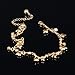 Star Jewelry Heart Ankle Bracelet For Women Gold Adjustable Beach Chain Anklet Foot Jewelry