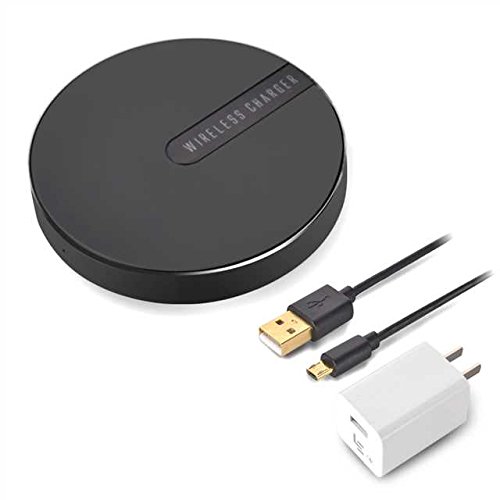 Wireless Charger, olatec 10W Fast Wireless Charger with QC3.0 Adpter for iPhone X 8/8 Plus, Samsung Galaxy S8/Note 8/5/S7, 5W for Galaxy S9/S9 Plus and All Qi Enabled Phones-Black