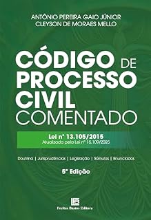 Livro Código de Processo Civil Comentado: Lei nº 13.105/2015 - Atualizada pela Lei nº 15.109/2025