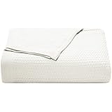 Nautica Baird White Cotton Blanket, Twin