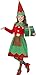 Smiffys Children's Santa's Little Helper Costume, Dress and Hat, Color: Green and Red, Ages 10-12, Size: Large,39104
