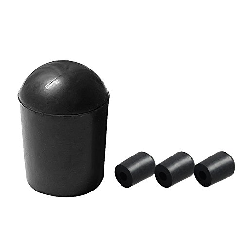 Rubber Tip for Upright Double Bass Endpin Non Slip 0.4inch Diameter End Rubber Replacement Cap Cover Protector 4 Pack