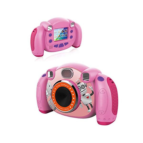 MHBY Kinderkamera, niedliche 5MP Kinderkamera Lithiumbatterie Mini-HD-Projektion Digitalkamera Fotografie Digitalkamera… – Bild 3