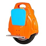 Muzeli Single Wheeled Electric Self-balancing Unicycle Smart Scooter Smart Wheels Color Mixing Orange+blue