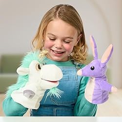 Bluey Unicorse and Bob Bilby Plush Puppet Pack of