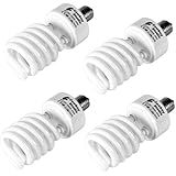 Cowboystudio Full Spectrum Light Bulb- Four 45W Photography Photo CFL 5500K - Daylight balanced pure white light, (Pack Of 4)