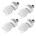 Cowboystudio Full Spectrum Light Bulb- Four 45W Photography Photo CFL 5500K - Daylight balanced pure white light, (Pack Of 4)