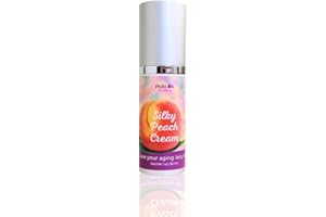 Silky Peach Cream by Parlor Games – Bioidentical Estriol Cream for Women – Menopause Relief for Vaginal Dryness & Vulva Itch – 30ml Bottle (2 Month Supply)