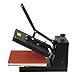 ZENY Heat Press Machine Digital 15-by-15-Inch Sublimation T-Shirt Heat Press Transfer Machine, Black