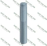 Just The Job BZP Zinc Plated Threaded Bar M6-M20 Studding Rod All Thread Metric view 2